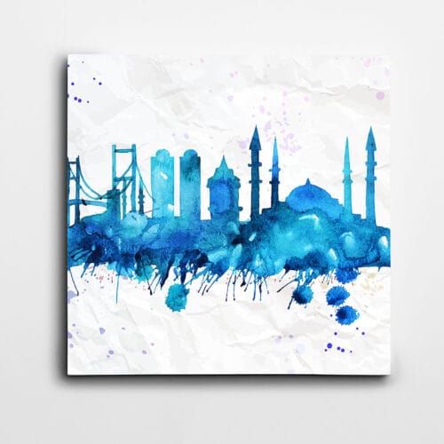 İstanbul Siluet Kare