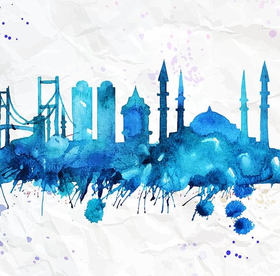 İstanbul Siluet Kare