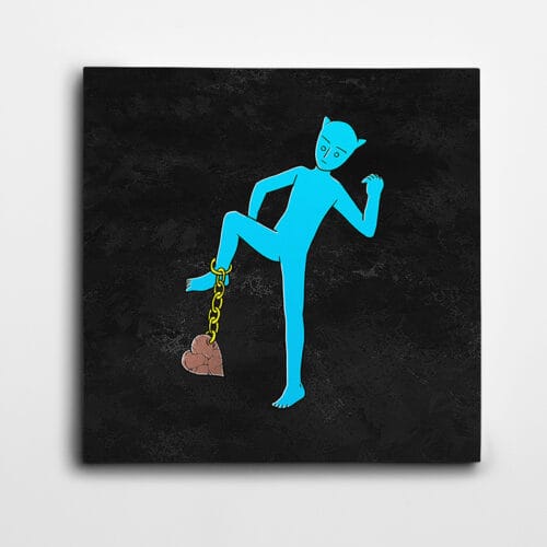 Kalp Tutsağı Minimal Kare