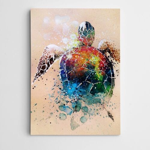 Kaplumbağa Renkler Modern Sanat