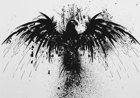 Kartal Siyah Beyaz