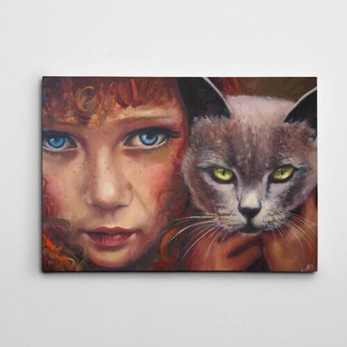 Kedi ve Kız Reprodüksiyon