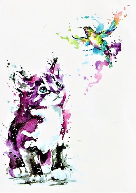Kedi ve Kuş
