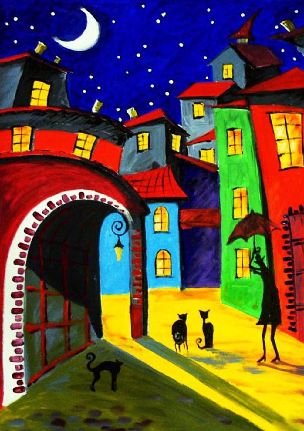 Kediler Sokak ve Ay Modern Sanat
