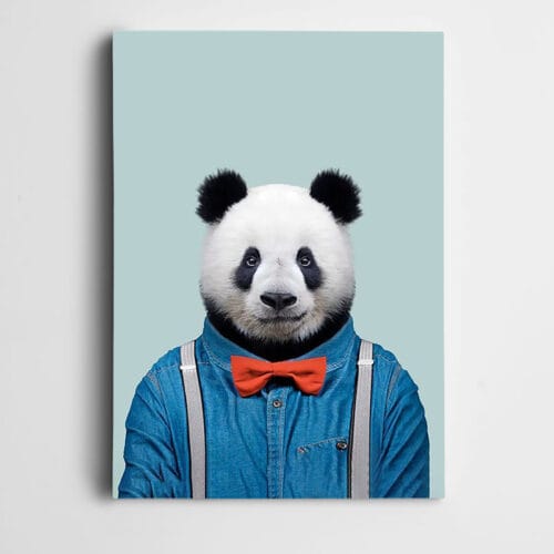 Kırmızı Papyonlu Panda