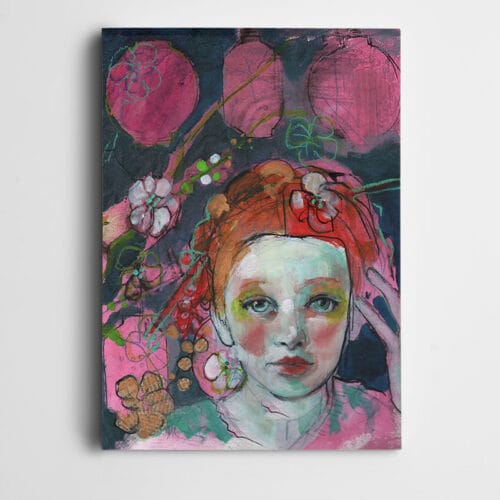 Kız Çocuğu Pembe Renkler Modern
