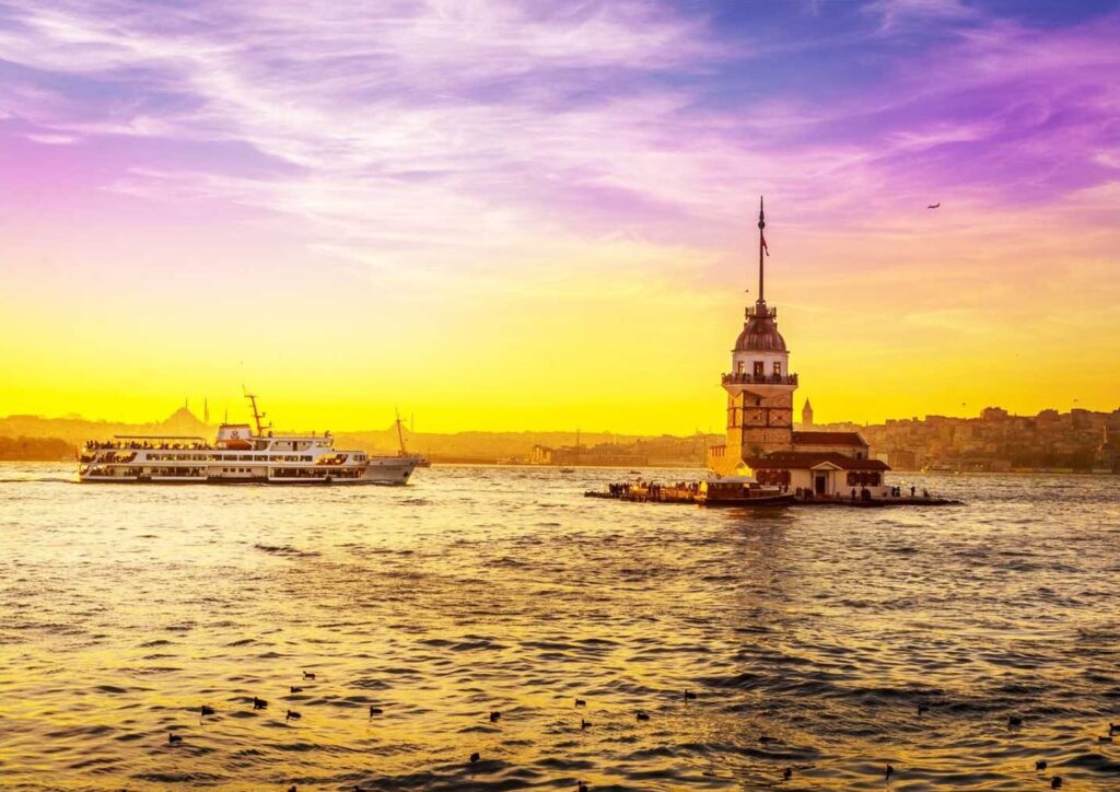 Kız Kulesi Gün Batımı