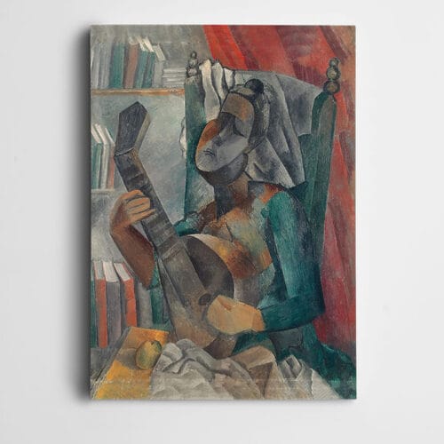 Mandolin Çalan Kadın