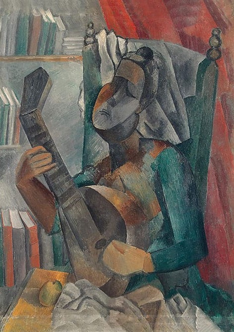 Mandolin Çalan Kadın
