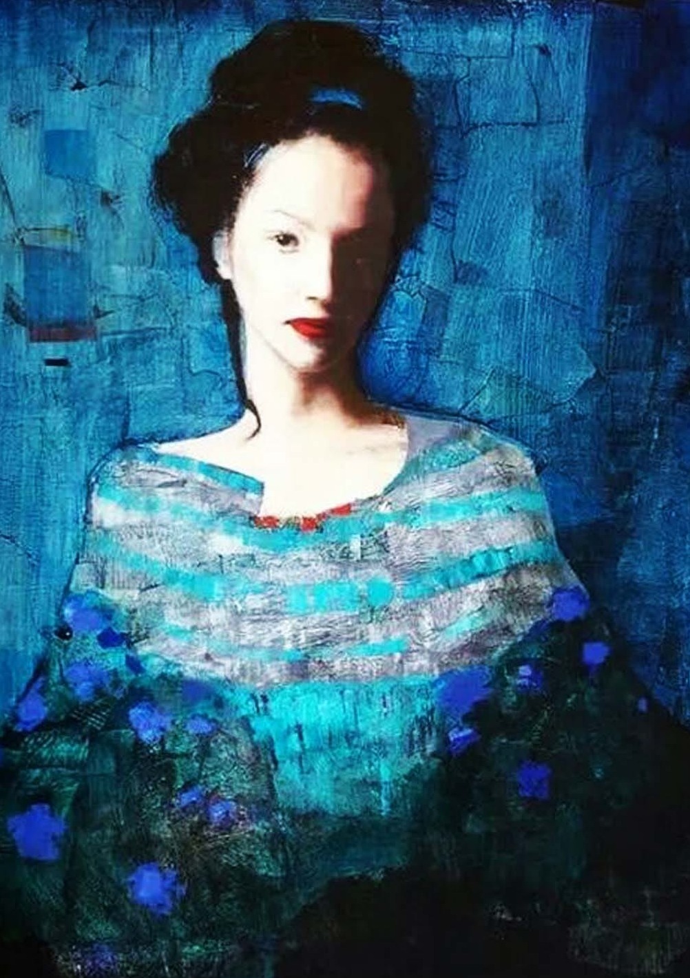 Mavi ve Kadın Modern Sanat