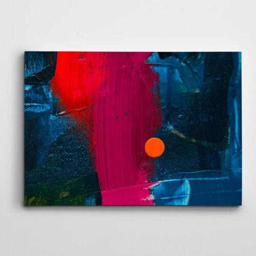 Mavi Ve Pembe Soyut
