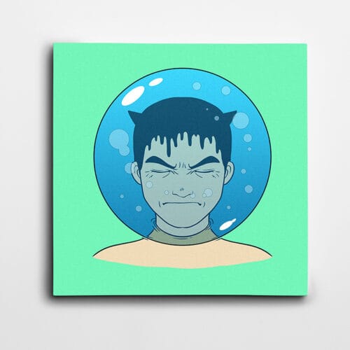 Modern Dekoratif Minimal Kare