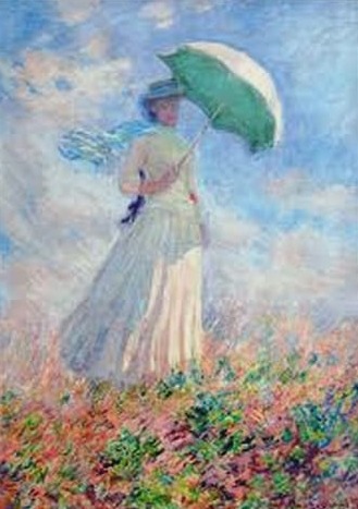 monet eseri olan kanvas tablo