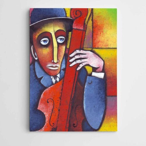 Müzisyen Çello Modern Sanat