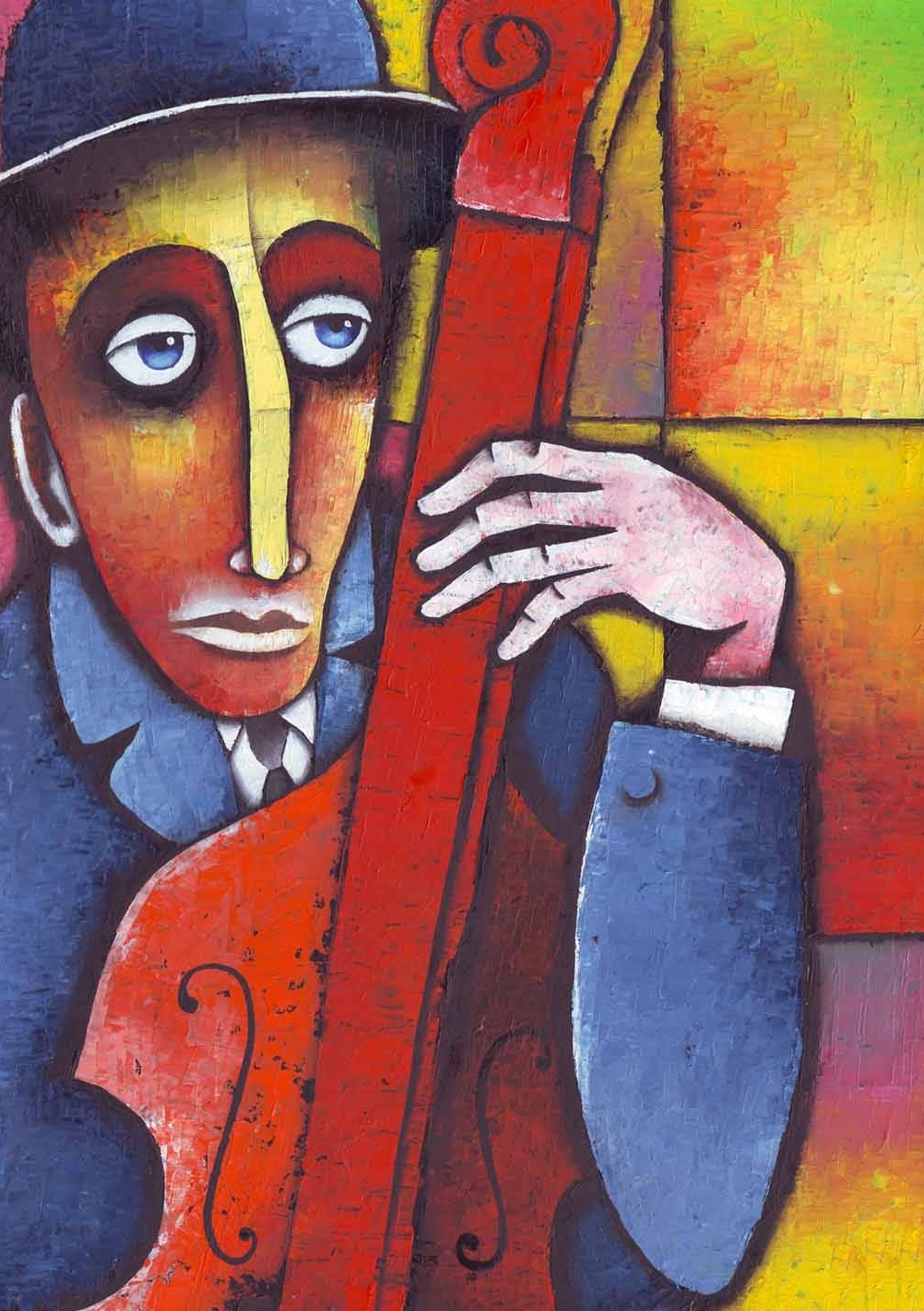 Müzisyen Çello Modern Sanat