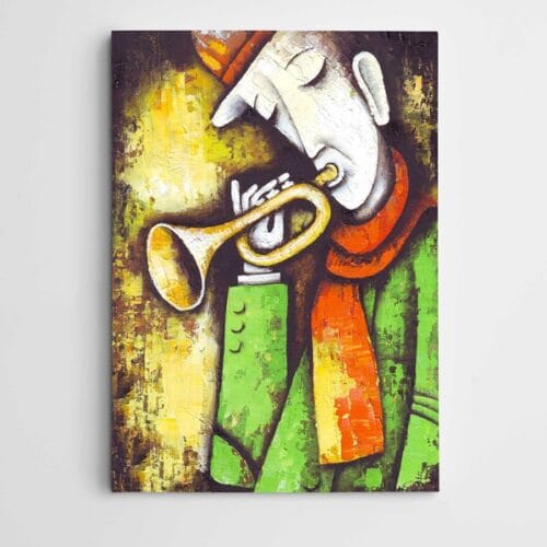 Müzisyen Trumpet Modern Sanat