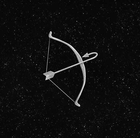 Ok ve Yay Minimal Kare