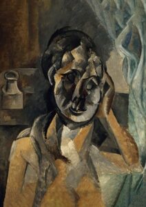 Pablo Picasso Hardal Kaplı Figür Tablosu