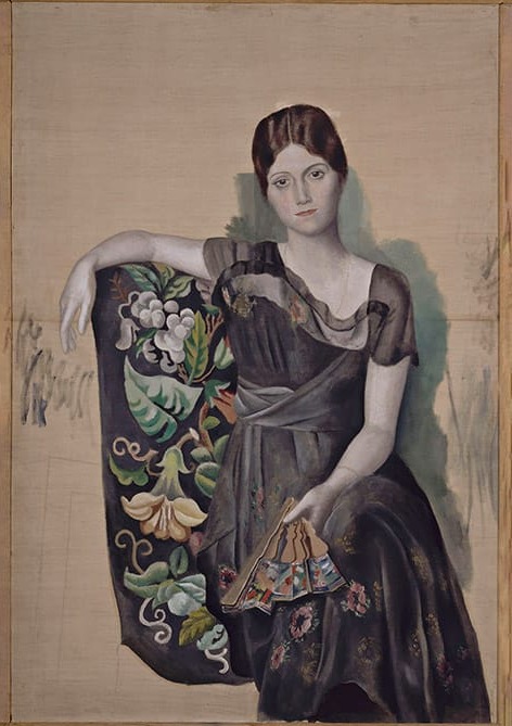 Pablo Picasso Yelpazeli Kadın