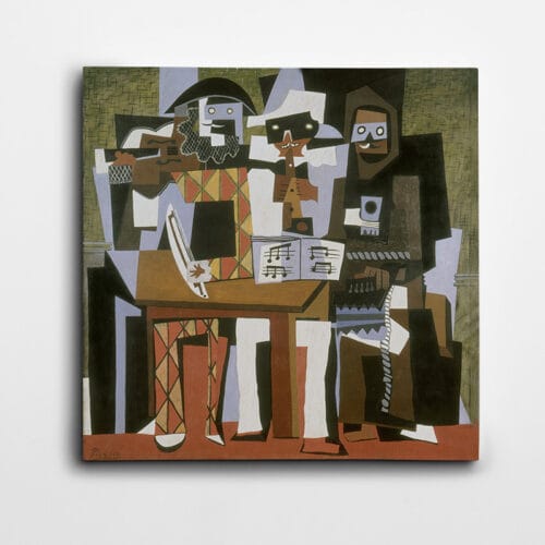 Pablo Picasso Yüz Şekilleri Kare