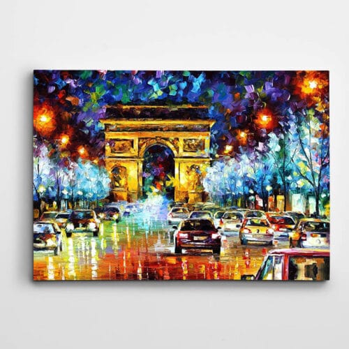 Paris Sokakları Reprodüksiyon