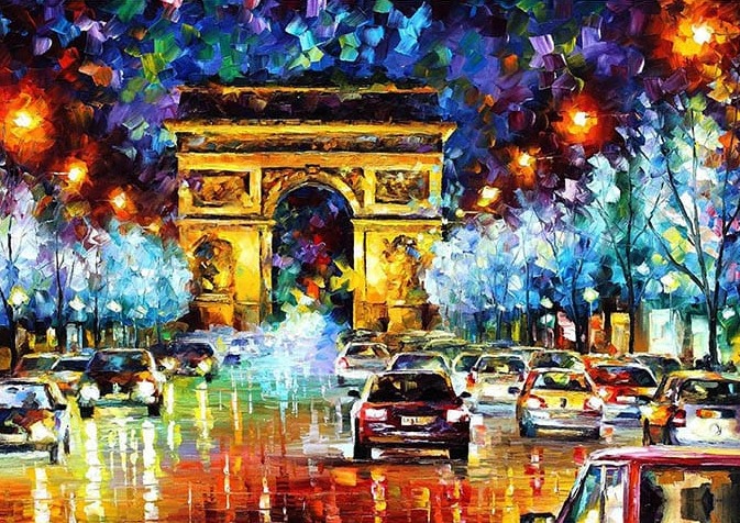 Paris Sokakları Reprodüksiyon