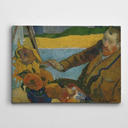 Paul Gauguin Vincent Van Gogh Painting Sunflowers