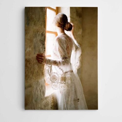 Pencere Işık ve Kadın Modern Sanat