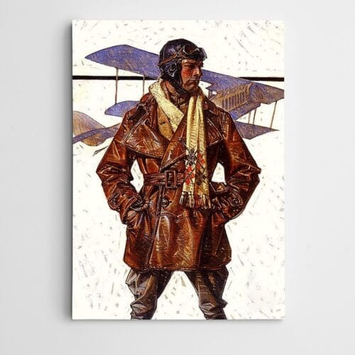 Uçak ve Pilot Modern Sanat
