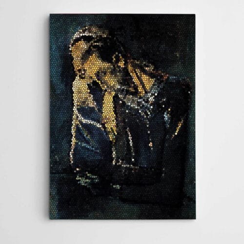 Portreler Mozaik Modern Sanat