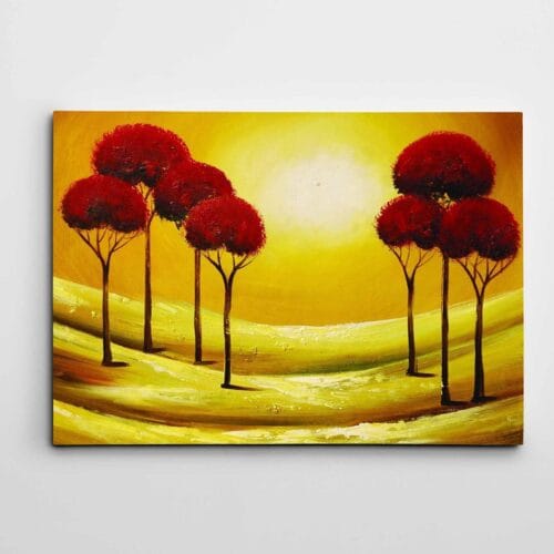 Kızıl Ağaçlar Modern Sanat
