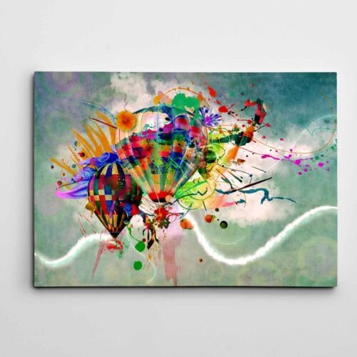 Renkli Balonlar Modern Sanat