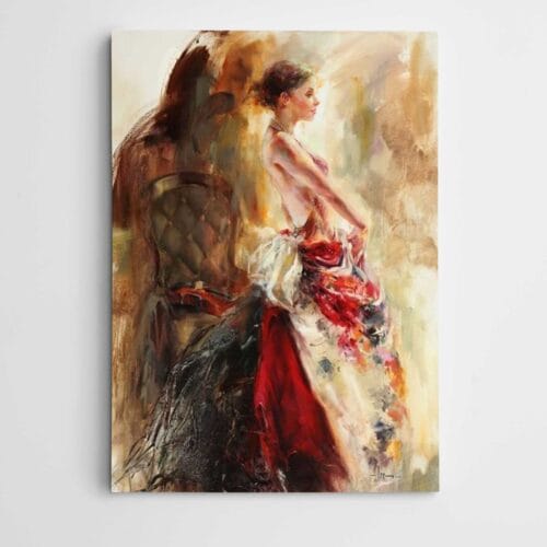 Renkler Elbise Modern Sanat