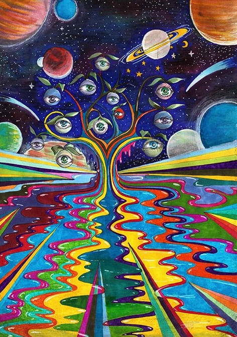 Galaksiye Bakış Dekoratif