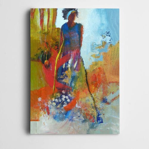 Renkli Kadın Silüet
