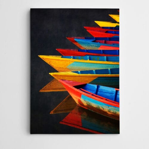Renkli Sandallar Modern Sanat