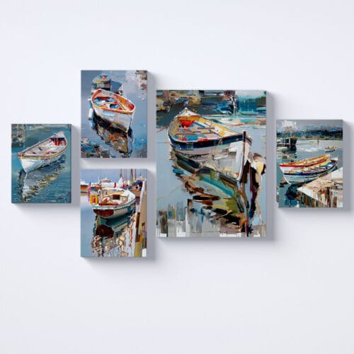 Sandal Deniz Kolaj Parçalı