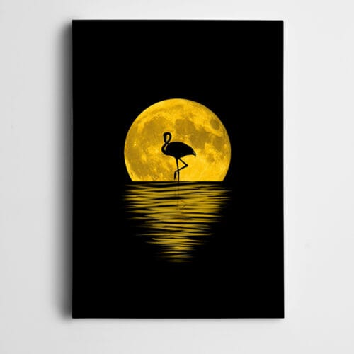 Sarı Ay Işığı Flamingo