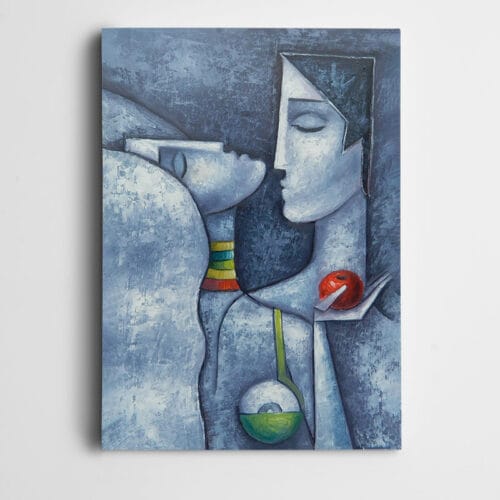 Sevgililer Elma Dekoratif
