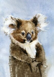 Sevimli Koala Tablosu