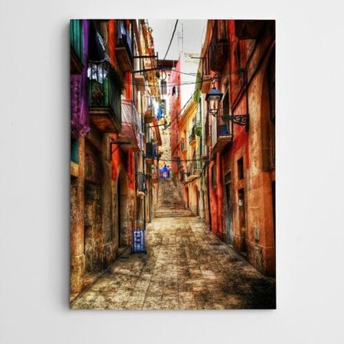 Sokak Manzara Modern Sanat