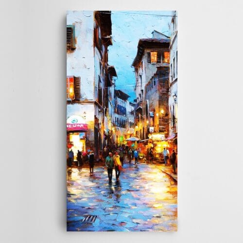 Sokak ve Işıklar Panoramik
