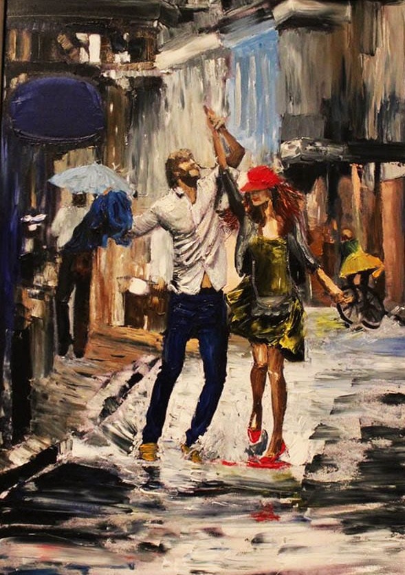 Sokakta Sevgililer Modern Sanat