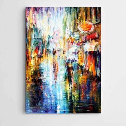 Sokakta Yağmur Modern Sanat