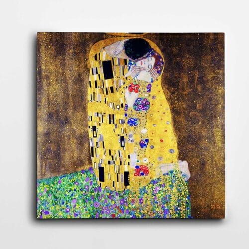 Gustav Klimt The Kiss Kare