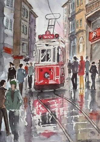 İstanbul Kanvas Tablo