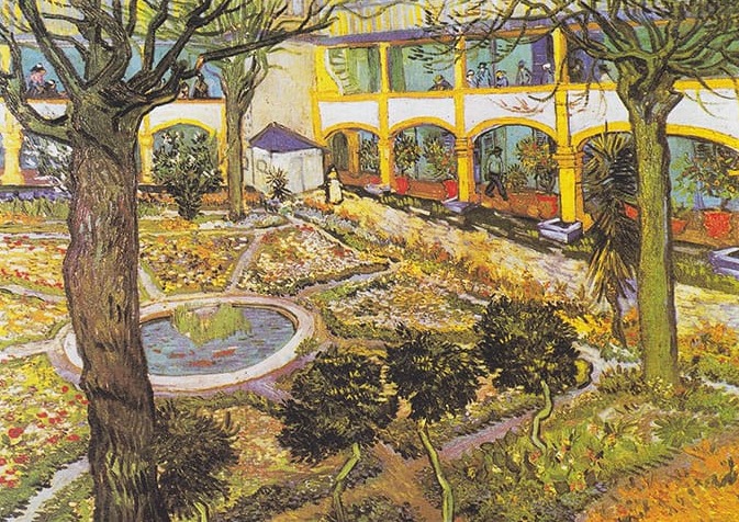 vincent van Gogh Garten Des Hospitals in Arles