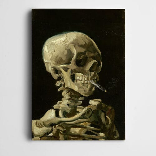 Vincent Van Gogh Head of a Skeleton With a Burning Cigarette
