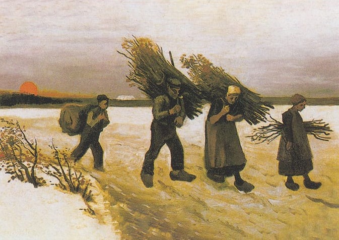 Vincent Van Gogh Holzsammler İm Schnee