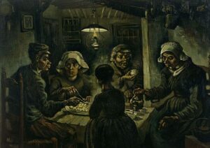 Vincent Van Gogh Patates Yiyenler Tablosu